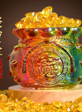 琉璃聚宝盆灵昌招财聚财