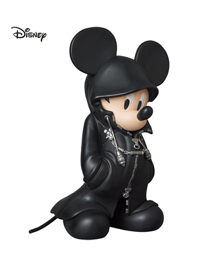 Rang日本代购medicomtoy黑色外套米奇KING MICKEY STATUE玩偶摆件