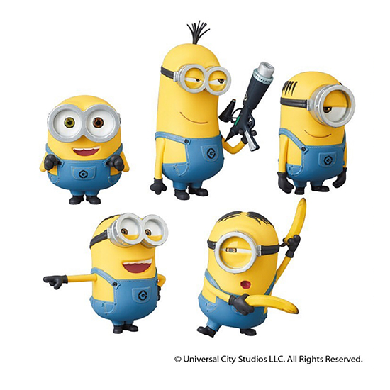 日本代购UDF小黄人可爱玩偶摆件