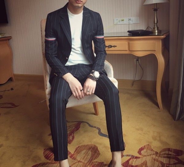 Costume homme en coton pour automne - Ref 1554386 Image 4