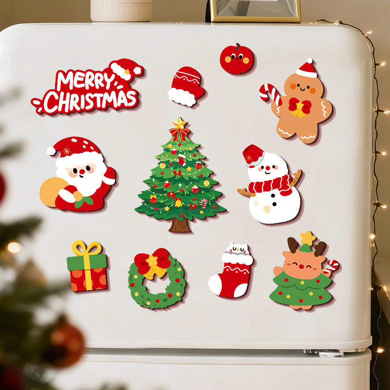 磁吸冰箱贴2025新款圣诞节装饰品