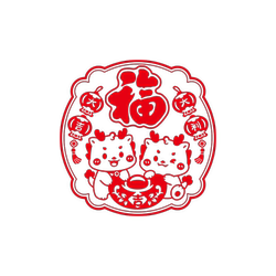 马年新年窗花贴纸过年装饰窗贴