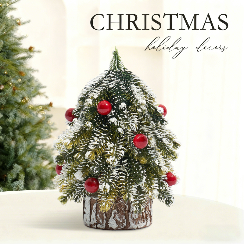 2025新款迷你圣诞树小礼物桌摆