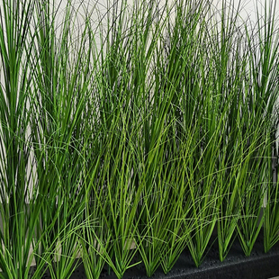 假茅草禾苗稻草 麦草仿真植物墙假绿色植物杂草堆 稻草团子草垛