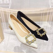 专柜正品 RS268201 简约通勤单鞋 诺贝达26年新款 尖头浅口气质女鞋