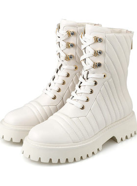 专柜正品Roberta诺贝达女鞋RA19701秋冬时尚百搭高帮马丁靴