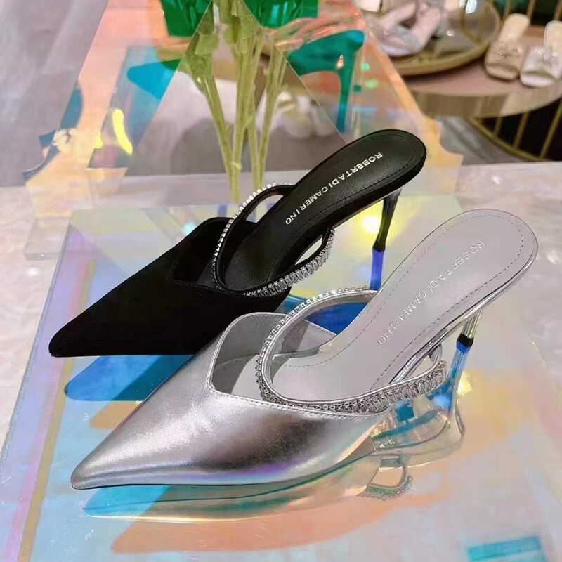 24夏款尖头细跟水钻女鞋Roberta