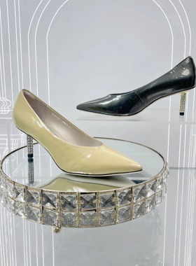 专柜正品Roberta诺贝达女鞋RL97213职场风尖头气质高跟鞋