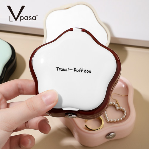 双层收纳 高清镜子 透气防尘 便捷携带