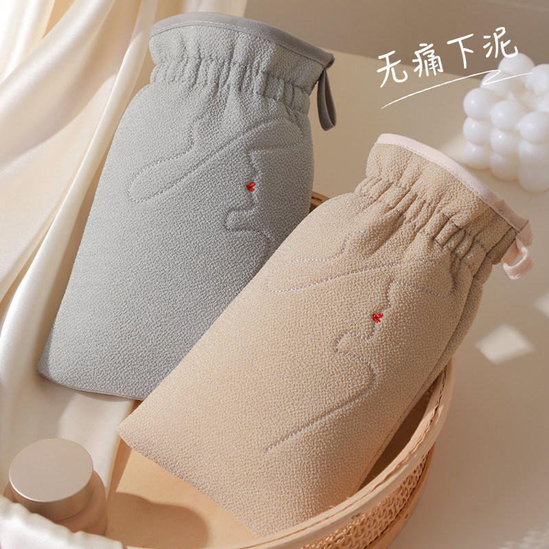 无痛搓澡巾搓澡神器女士专用家用强力搓泥洗澡巾后背搓背戳澡神器