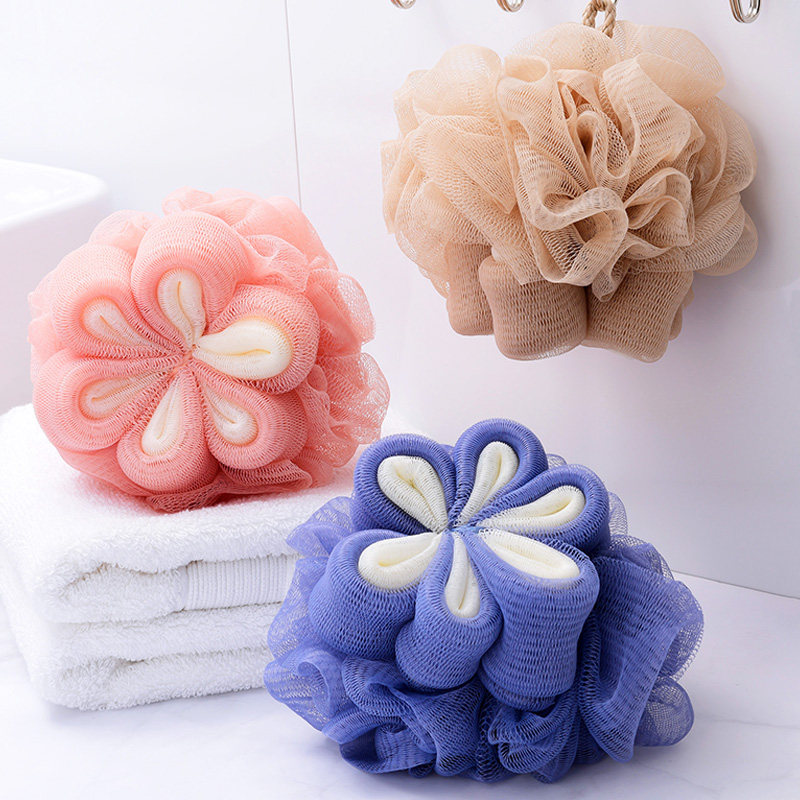 新品大号沐浴球浴花球高档不散可爱少女起泡泡澡球洗浴用品洗澡巾