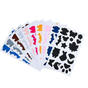 羽绒服贴补丁贴蓝色自粘无痕可水洗校服裤子修补衣服破洞修复免缝