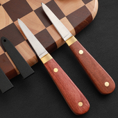 工具撬生蚝神器 生蚝神器专业 开 生蚝刀加厚不锈钢木柄生蚝刀开