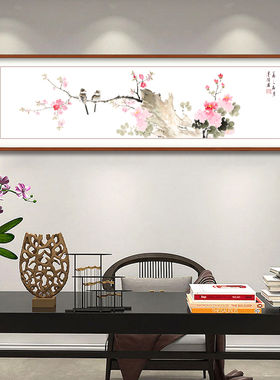 牡丹花国画纯手绘真迹花鸟画中式客厅装饰画花开富贵卧室床头挂画