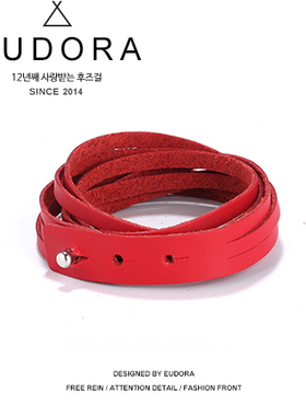 原创多圈缠绕韩版百搭学生手绳