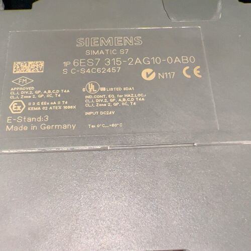 议价PLC6ES7315-2AG10-006ES73152AG10006ES7315-2AG10-00
