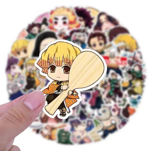 鬼灭之刃炭治郎豆子贴纸杯子贴画