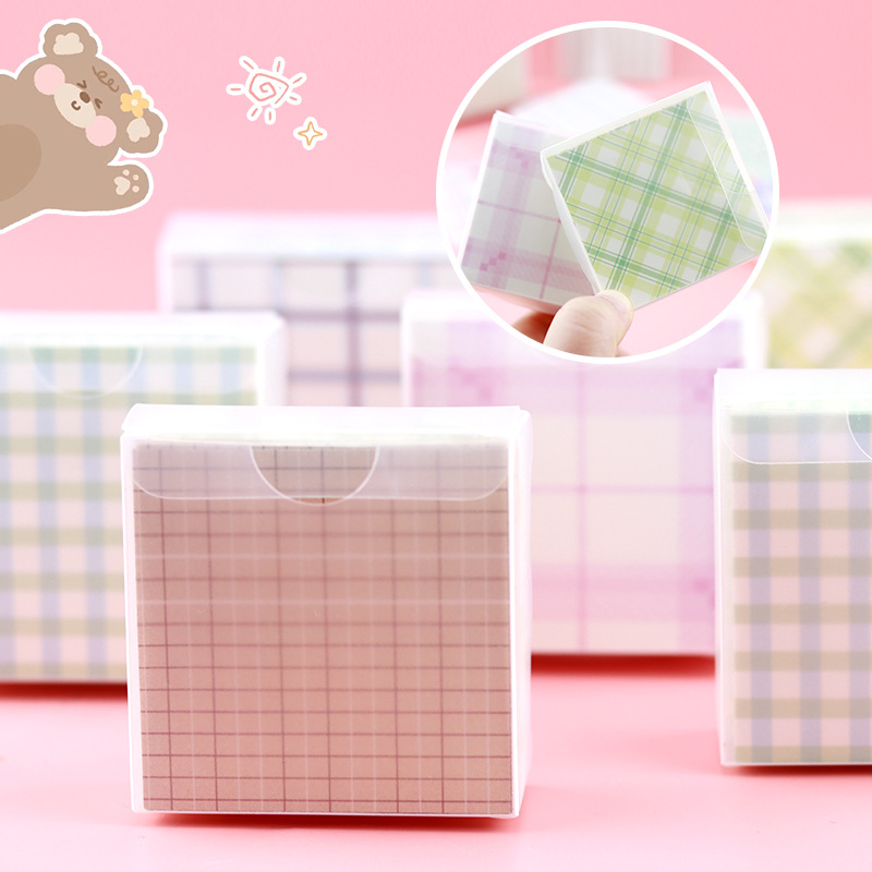 格子便签纸手帐素材ins高颜值