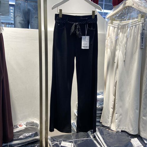 韩氏伊人女裤2026夏季新款HS7733时尚显瘦筒喇裤百搭休闲长裤子