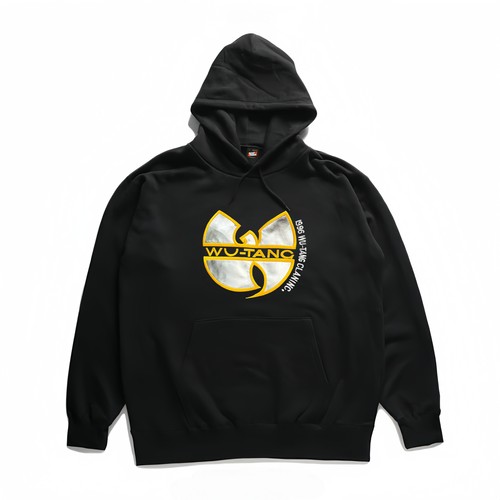 WUTANG武当派银标刺绣连帽卫衣