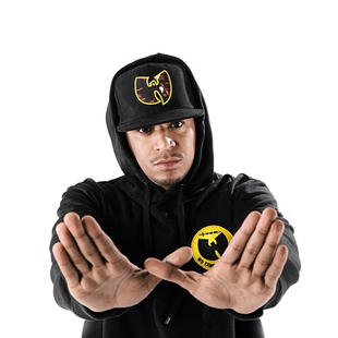 滑板 美国wu 说唱 clan武当派36房限量刺绣连帽卫衣 BBOY tang