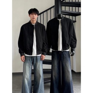 美式 复古潮流加绒加厚棉服保暖夹克 高街牛仔棉衣外套男女春秋冬季