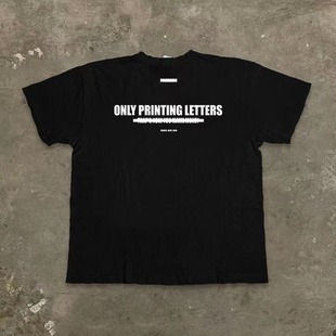 短袖 上衣港风宽松休闲潮牌体恤衫 t恤男夏季 潮流简约半袖 韩版 新款