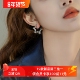 简约金属风潮酷星星网红气质个性 耳环ins小众设计欧美冷淡风耳圈