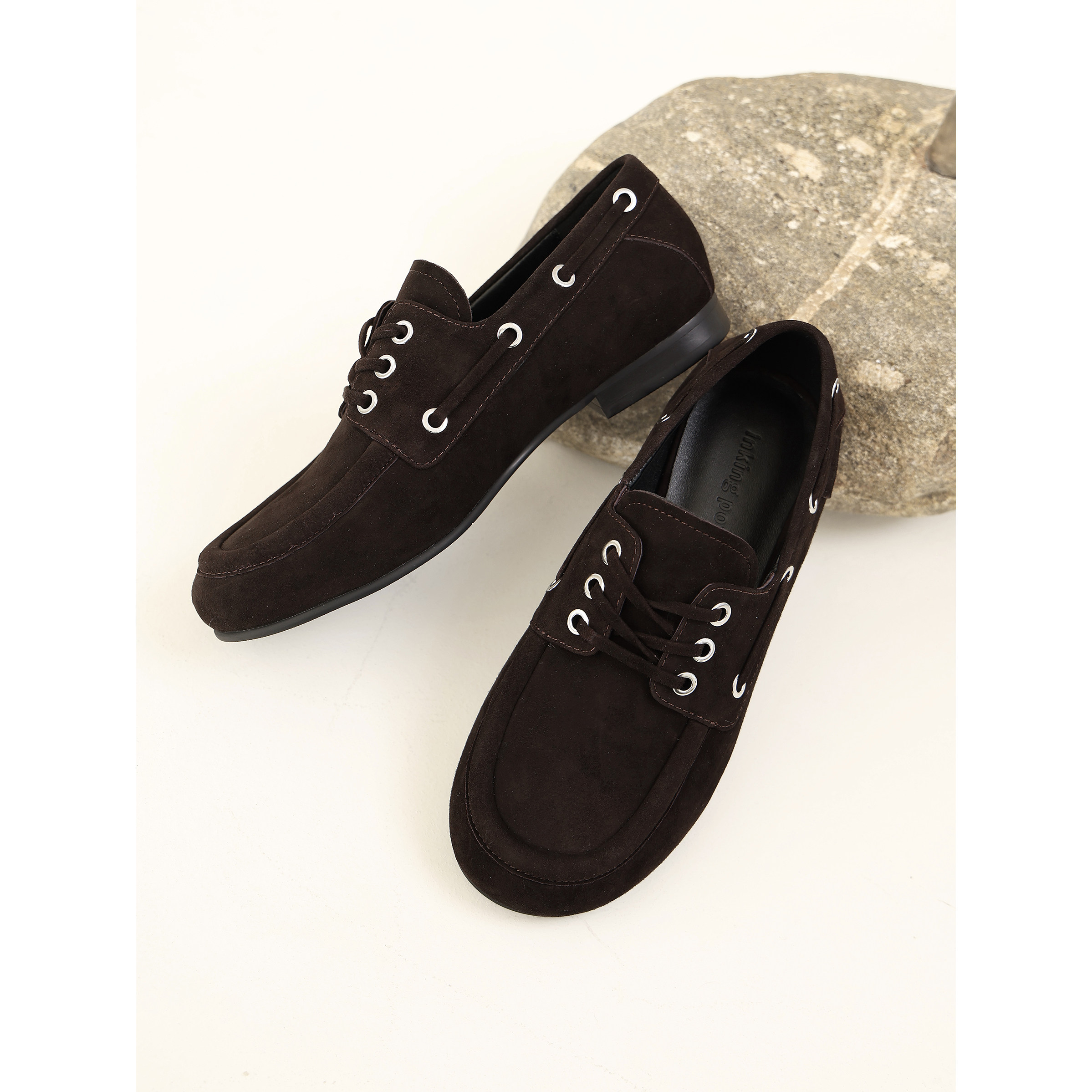 InkingPot彭姐 休闲系带真皮乐福鞋女低跟圆头舒适百搭单鞋小皮鞋,女鞋,深口单鞋,淘宝优惠券,粉丝福利购,淘宝优惠卷