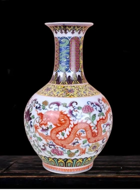 景德镇中式古典装饰礼品珐琅彩