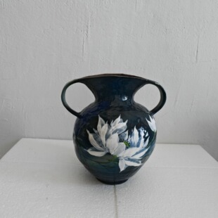 景德镇陶瓷花瓶手绘家居高级感花瓶花器插花民宿中式美学艺术摆件