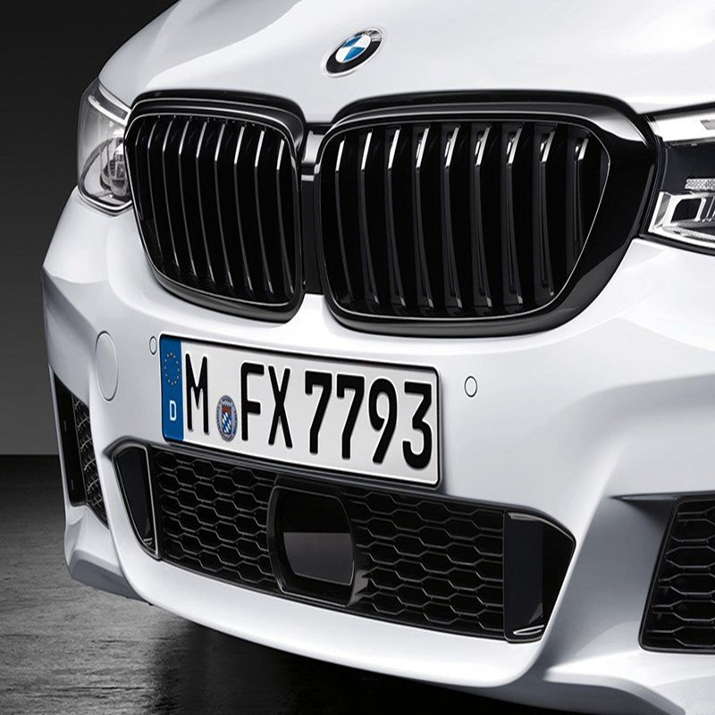 bmw宝马6gt g32 mp亮黑中网 碳纤维后视镜壳 车身贴 黑武士尾喉
