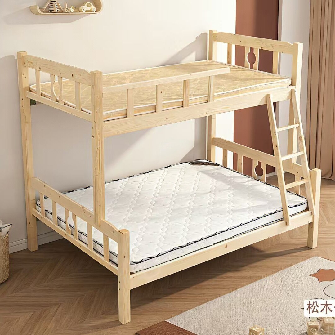 包邮实木床深圳实木床子母床双层