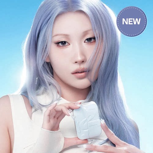 韩国直邮twoslashfour淡蓝定妆粉