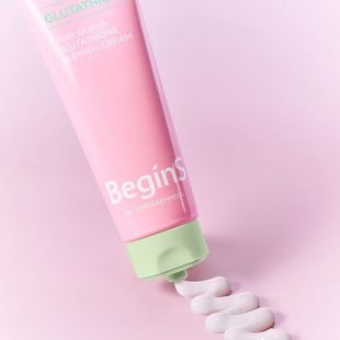 韩国直邮本土小众Begins粉红番石榴烟酰胺谷胱甘肽痕迹面霜亮肤