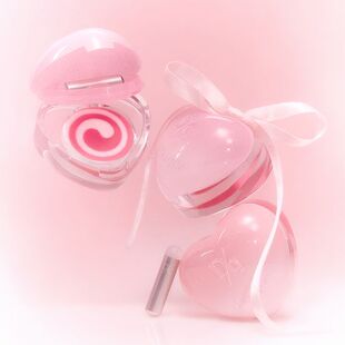 韩国直邮dasique11月新品芭蕾风系列爱心糖果唇釉唇霜