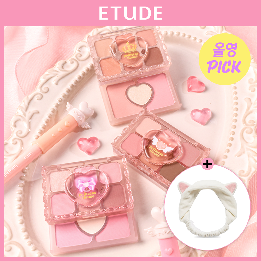韩国直邮ETUDE HOUSE4月公主联名彩妆系列唇釉气垫眼影盘睫毛膏