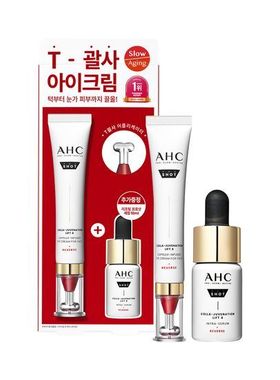 韩国直邮AHC 胶原蛋白COLLA胶囊4D提拉紧致弹力眼霜套盒