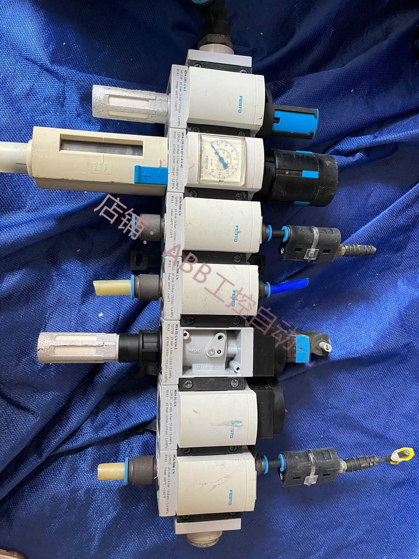 festo气动三联件ms4-em1-14-s订货号541 259调压阀带过滤ms4-lf-1