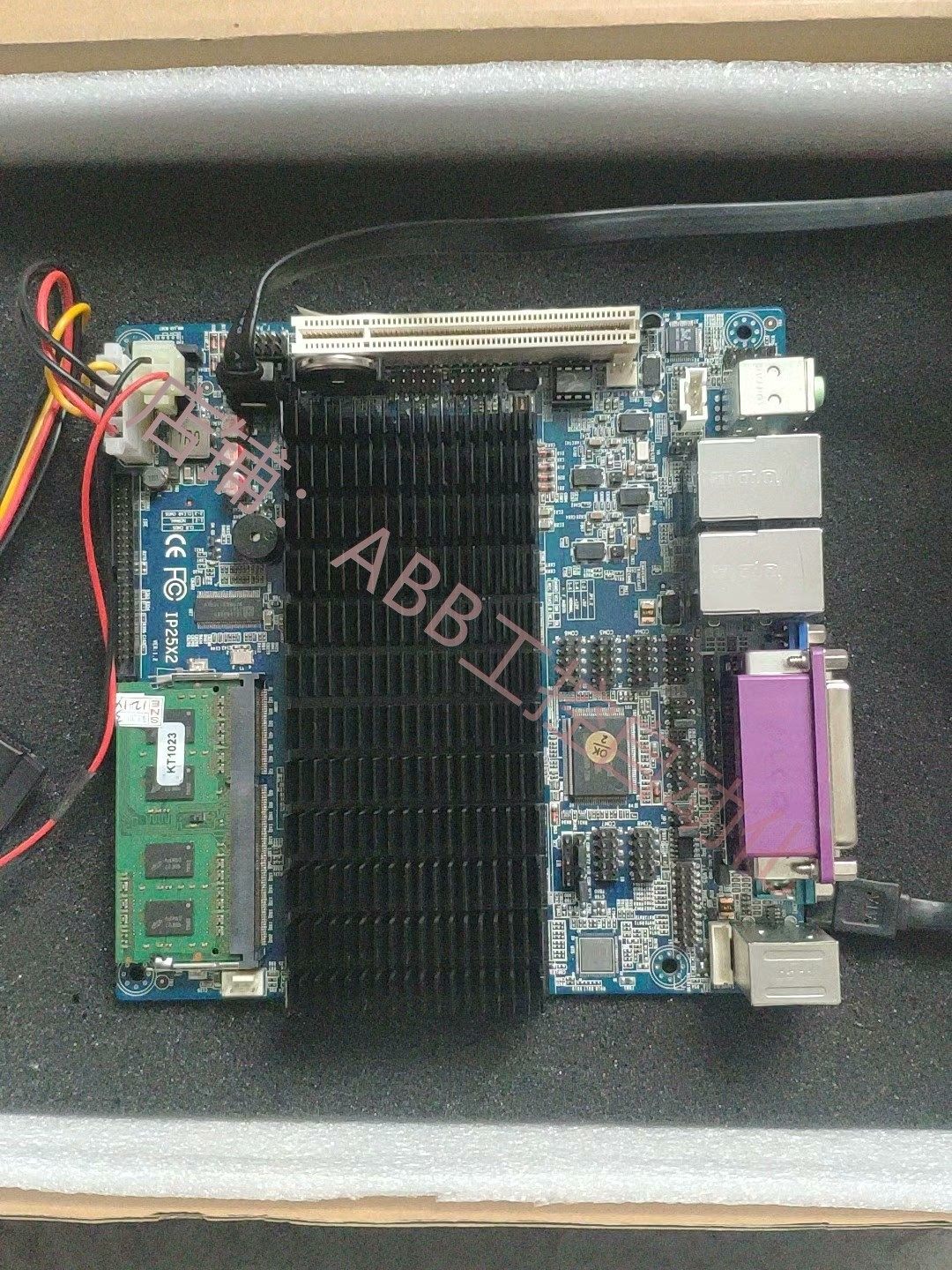 mini-itx凌动d525双网口 ip25x2 工控机双核 双千兆