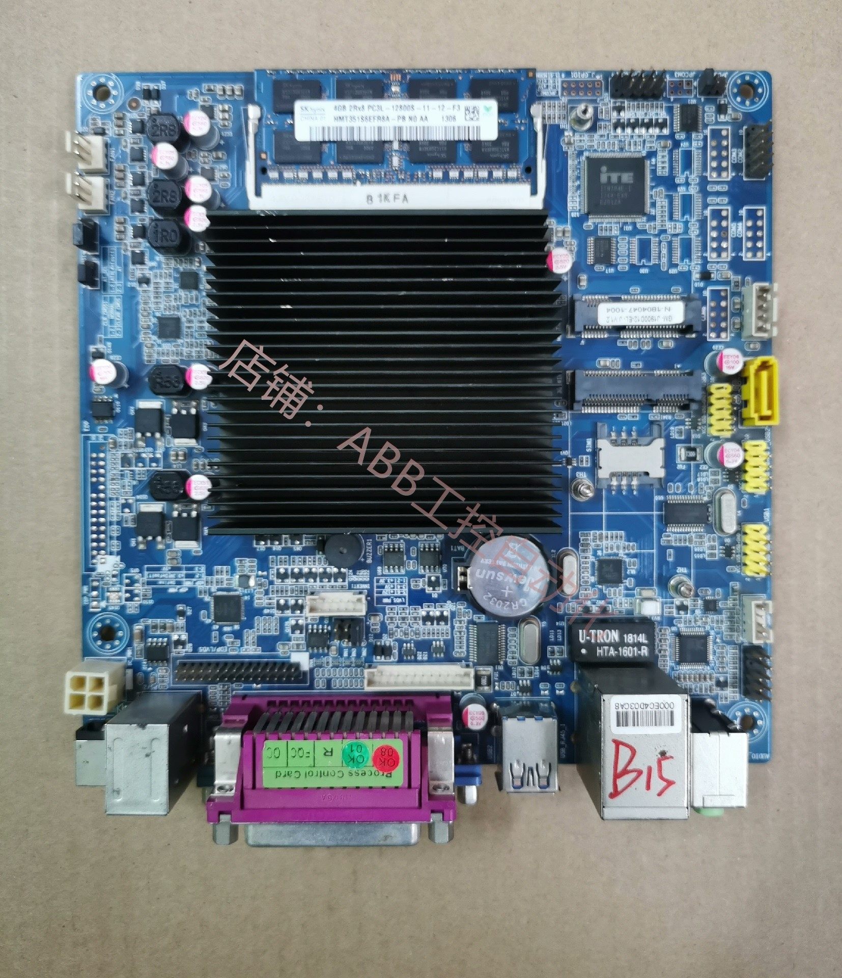 j1900工控主板4g内存lvds和edp接口都适用原 装拆机