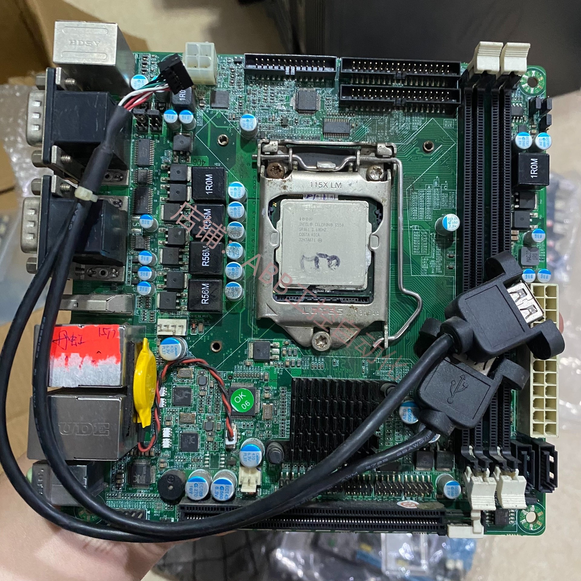 h61 mini itx 1155主板 d3内存 nas 小 主机 工控群晖 一体机工控