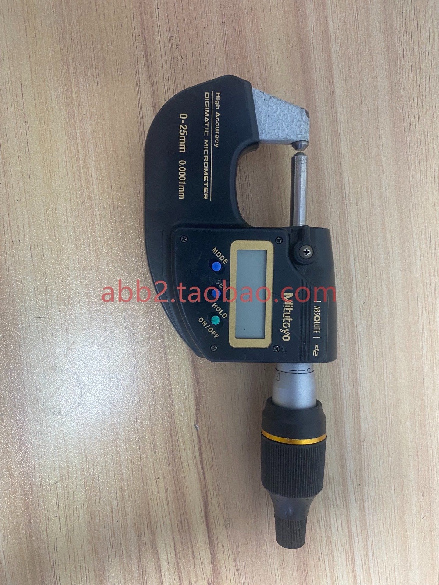 日本三丰mitutoyo数显万分尺型号293-100行 程0-25mm