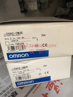 OMRON/旋转编码器 E6A2-CW3E  DC5- 12V200P/R现货两台全新