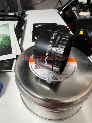 施耐德 comparon 75mm f/45 放大镜头 整体;镜片无霉、无雾、痕;