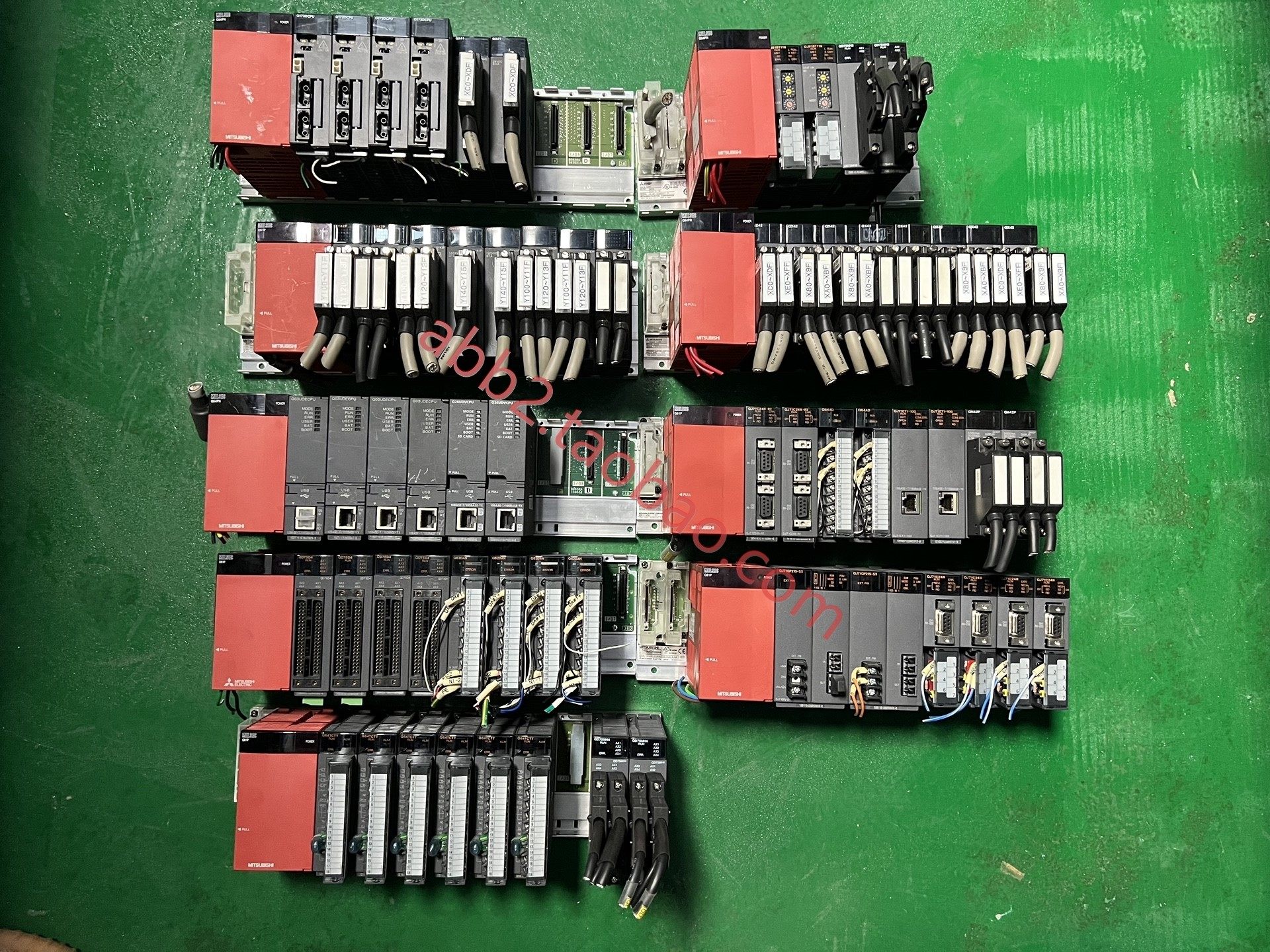 三菱q系列plc q03udecpu四个q26udvcpu两个qd754四个q62dan四个q6