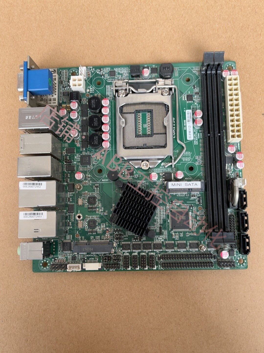 英特尔h81工控小主板 ec-8166 17x17小板 双网 口 主板 全好