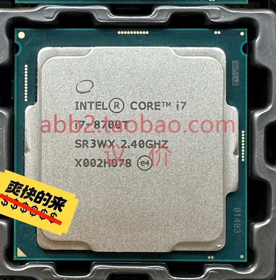 intel/英特尔 i7 8700t新装机未用过