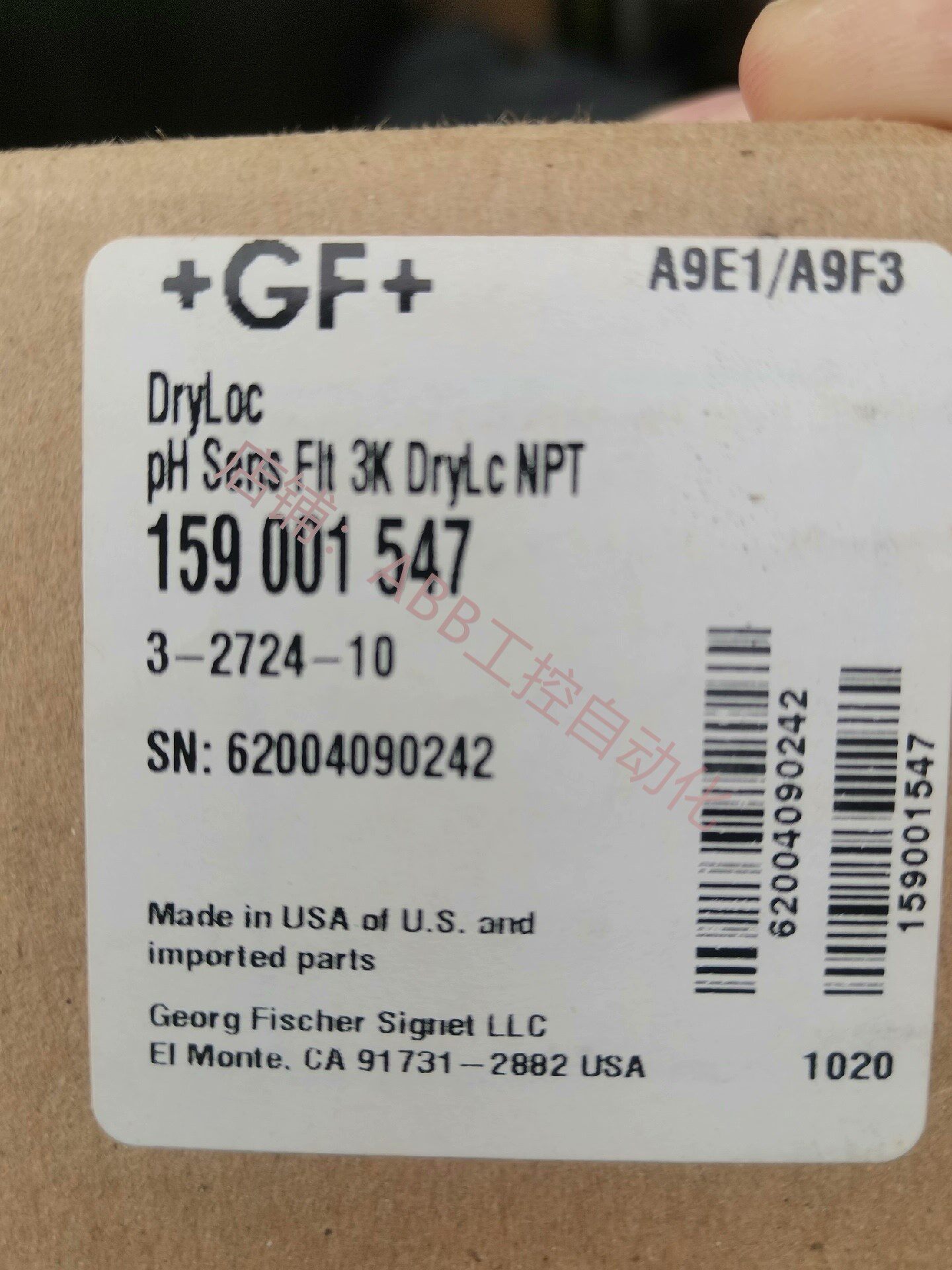 gf乔治费歇尔3-2724-10电极159001547全新