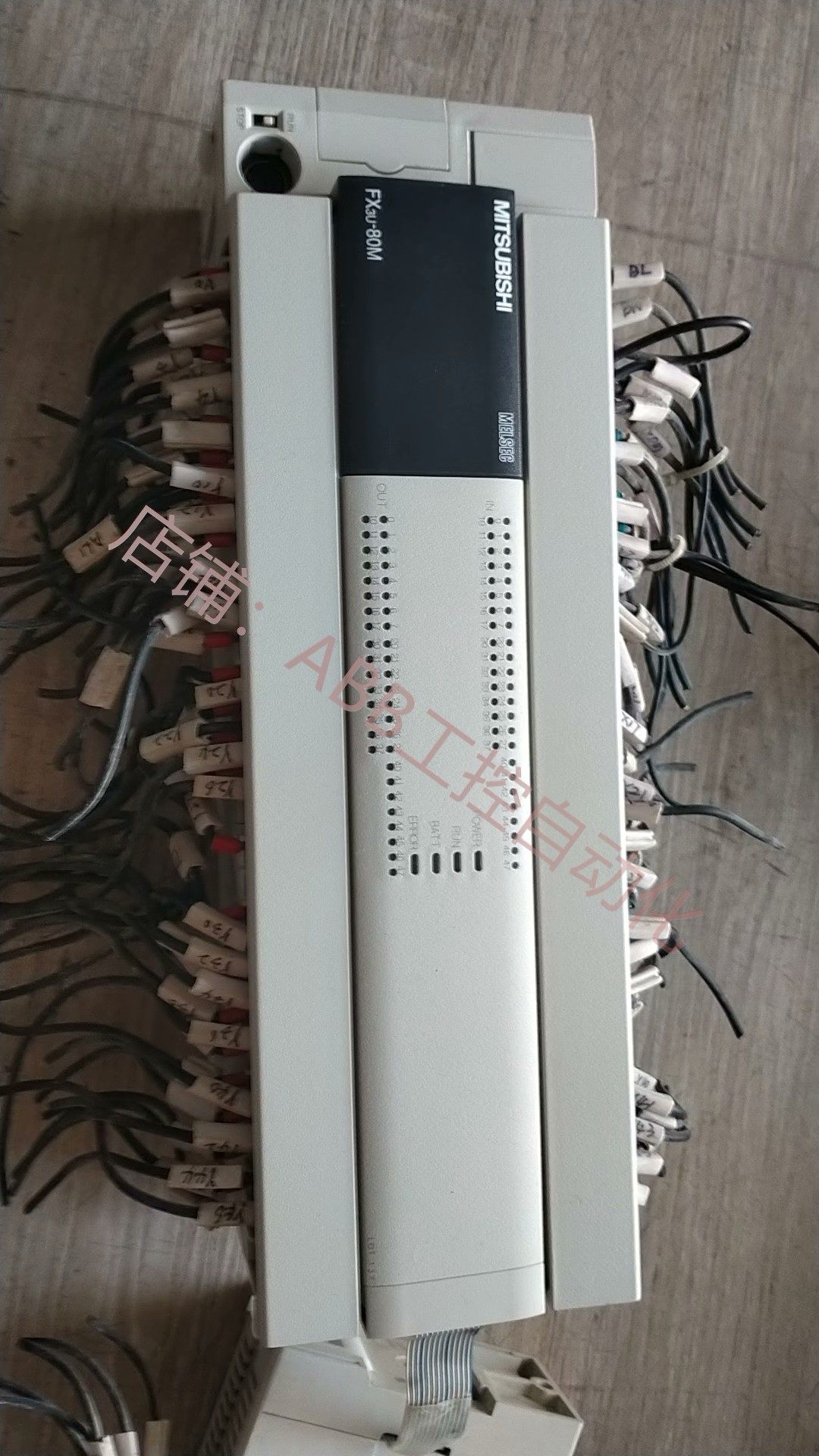 三菱plc  fx3u-80m  三菱fx2n-16ex   三菱fx2n-4da